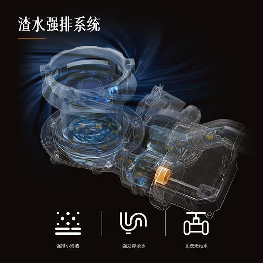 方太/洗碗机/W3/16套大容量 高温除菌 高能气泡洗 一级水效 下层超快洗 嵌入式家用洗碗机 商品图3