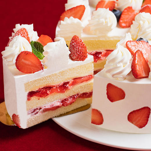 【香甜诱人】甜心莓莓蛋糕，草莓遇见蓝莓，甜美碰见微酸（广州幸福西饼蛋糕yj） 商品图3