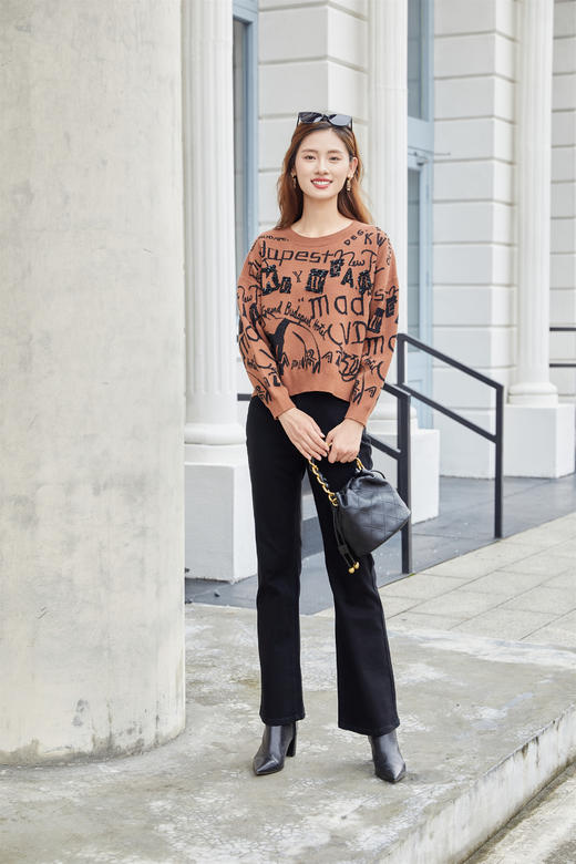 【热销】奇威显瘦微哈喇裤A4408134 商品图10