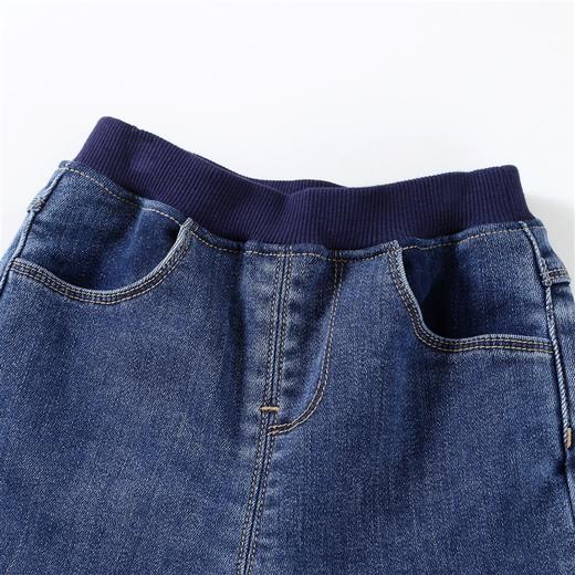 【实体店同款】女童全腰牛仔夹裤2023年冬季新款安奈儿童装XG346800 商品图6
