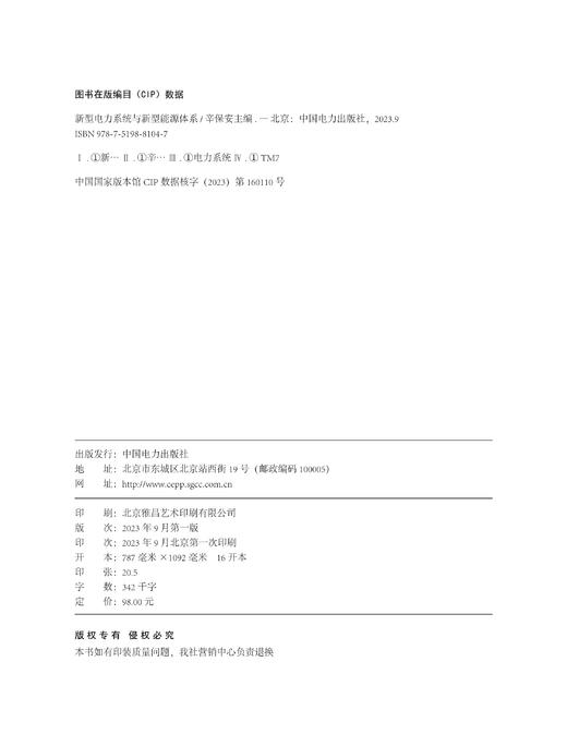 新型电力系统与新型能源体系 商品图2