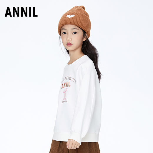 【实体店同款】女童圆领长袖卫衣安奈儿童装AG341770 商品图2