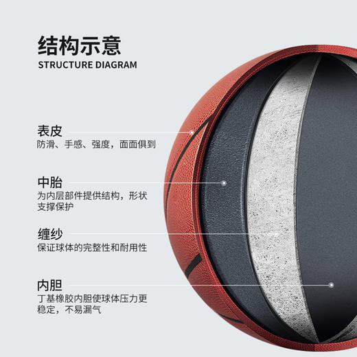 凯速 CBA专业七号运动篮球 高气密性内胆 耐磨软皮 商品图2