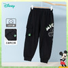 迪士尼童装春秋款男童工装风休闲长裤中大童米奇印花运动束脚裤233K1384
 商品缩略图4