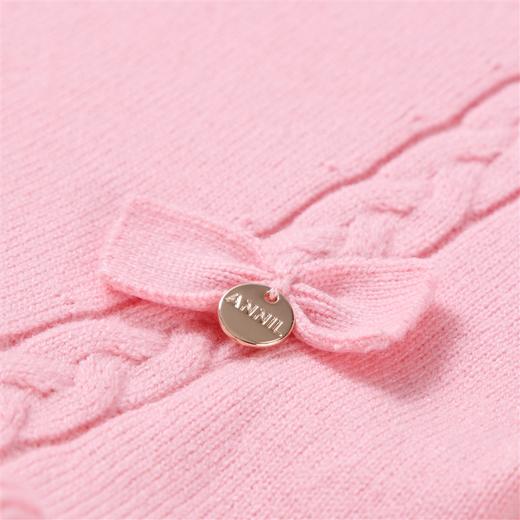 【实体店同款】女童针织连衣裙2023年冬季新款安奈儿童装XG343799 商品图6