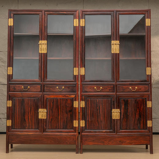 红木书柜（一对） 商品图4