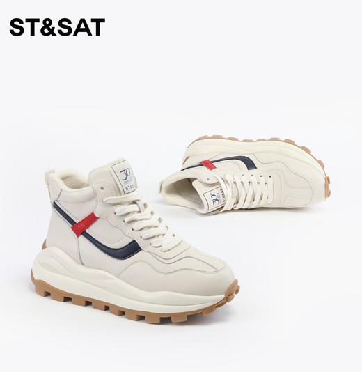 星期六加绒运动高厚底鞋阿甘鞋板鞋SS34118486 商品图13