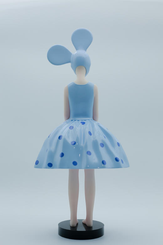 深蓝波点-然女孩 商品图5