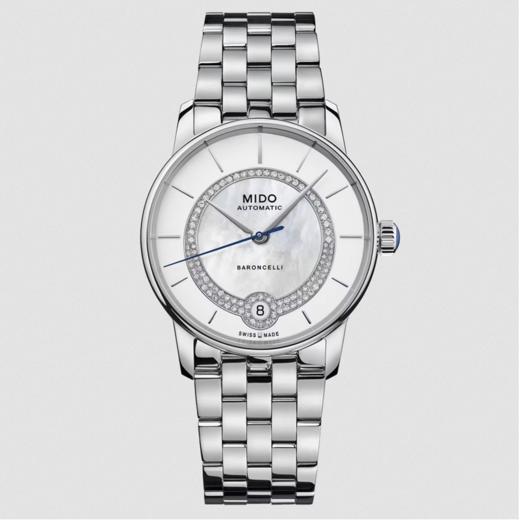 美度 MIDO 贝伦赛丽系列华彩款珍珠贝母真钻女士腕表 M037.807.11.031.00 商品图0