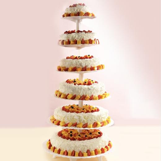 【派对推荐】步步高升多层多磅数蛋糕，适合25~80人食用，适合宴会、婚礼、庆功、庆典（广州yj） 商品图5