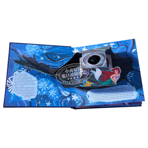 【中商原版】迪士尼公主立体书 小美人鱼立体书 Disney The Little Mermaid Pop Up Book 英文原版 Matthew Reinhart 商品图6