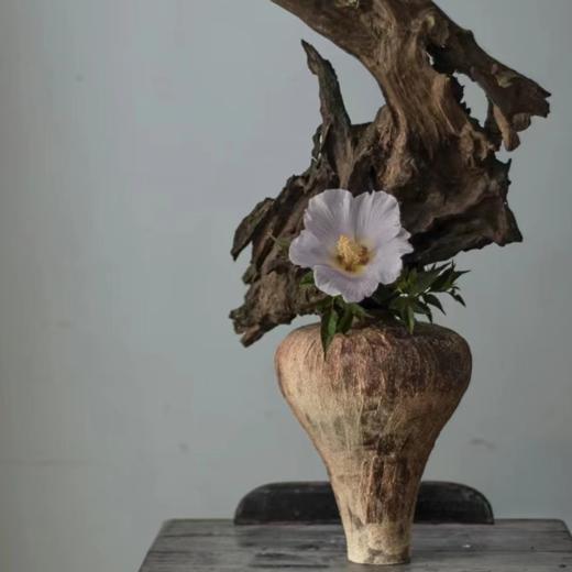 灼色系列粗陶艺术花器 侘寂风 禅意 商品图2