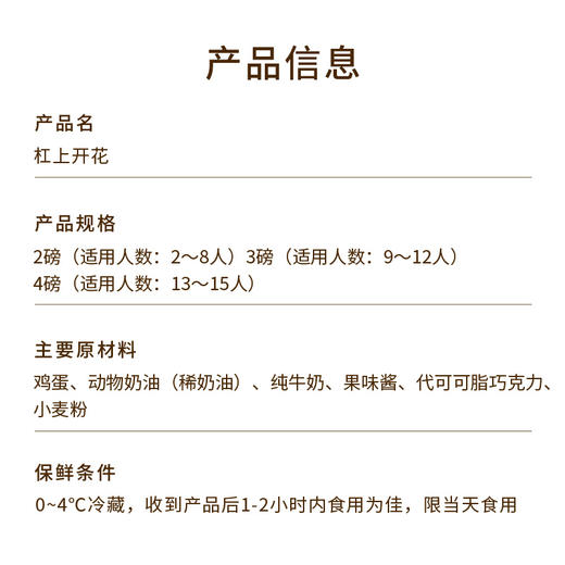 【好运加倍】杠上开花蛋糕，愿你多金多福多好运（南京幸福西饼蛋糕） 商品图4