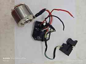 【货号07114】大功率锂电电锤定子总成电锤控制板开关一体总成无刷电锤电机配件