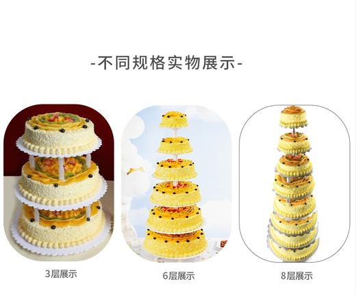 【大气有面子】鹏程万里多层多磅数大蛋糕，适合50~60人食用，适合宴会、婚礼、庆功、庆典（广州幸福西饼蛋糕） 商品图5