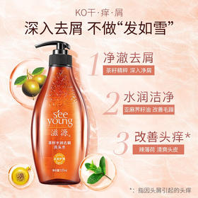 滋源茶籽水润去屑洗头水(中干性)	535ml