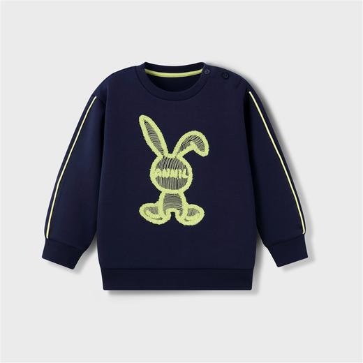 【实体店同款】男童圆领长袖卫衣2023年秋季新款安奈儿童装XB341816 商品图4