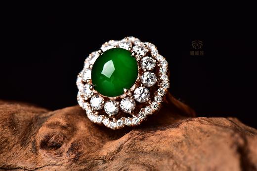 【绽放】满绿翡翠戒    JZ2308011 商品图3