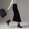 【品牌优选】【合作直发】IN AND ON新款复古灯芯绒显瘦休闲开叉半身长裙 商品缩略图2