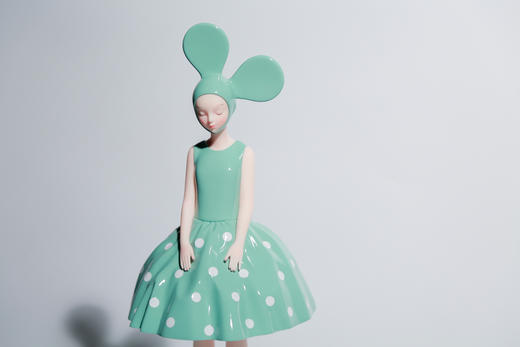 绿白波点-然女孩-500版 商品图3