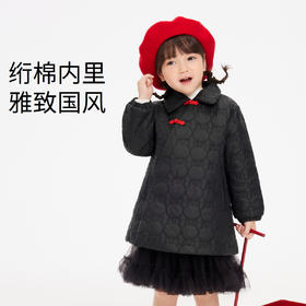 女童棉服棉衣新款冬装宝宝国风时尚甜美安奈儿童装TG345193
