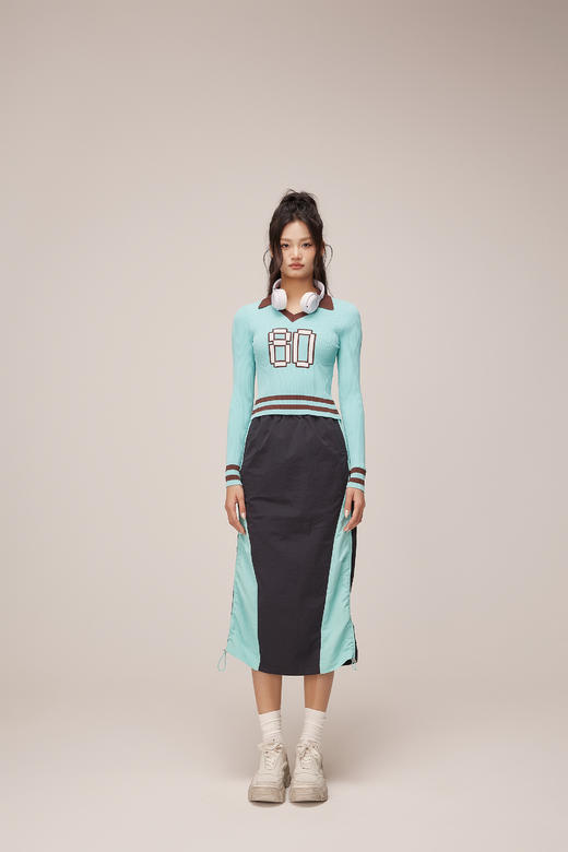 LZ3B36 龙膏烛色、云门色半裙 商品图3