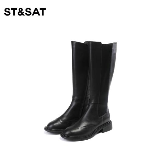 星期六时尚厚底骑士靴长筒靴SS34117547 商品图5