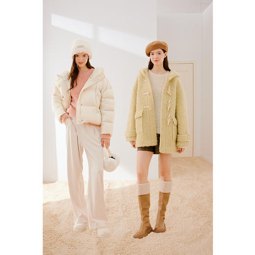 【严选】诗凡黎冬基础款圆领套头针织衫SEA131271 商品图3