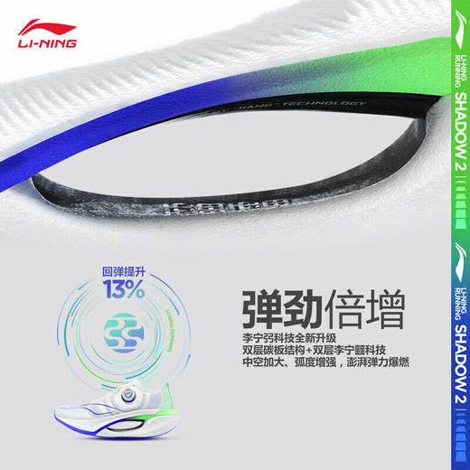 李宁绝影2男女款跑步鞋2023款减震透气情侣运动鞋 商品图1