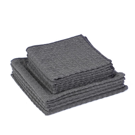 【家庭清洁必备小毛巾！】华夫格抹布，超细纤维不掉毛，咖啡吧台毛巾，吸水家用清洁多用毛巾 商品图4