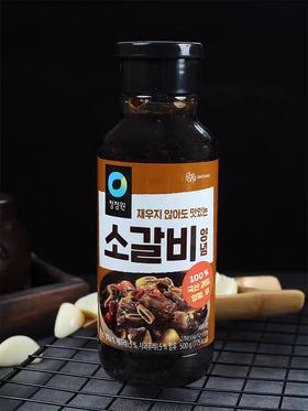 清净园牛排烤肉蘸料调味腌制酱500g청정원소갈비양념500g