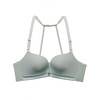 都市丽人无钢圈痕泳布A杯中厚B杯薄常规文胸内衣无钢圈前扣式LB32Z6 商品缩略图3