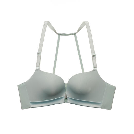 都市丽人无钢圈痕泳布A杯中厚B杯薄常规文胸内衣无钢圈前扣式LB32Z6 商品图3