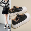 「两色可选！新款上架」2023秋季小白鞋 新款韩版ins运动跑步女学生厚底休闲街拍鞋 商品缩略图0