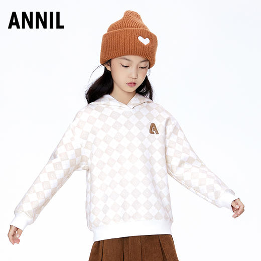 【实体店同款】男童女童卫衣新款冬运动时尚安奈儿童装AM341766 商品图1