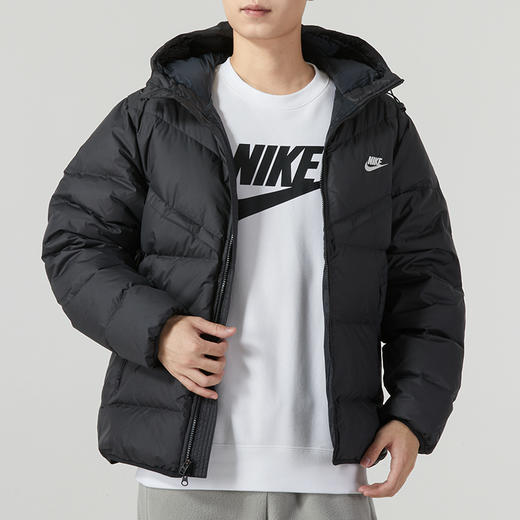 Nike/耐克冬季新款加厚羽绒服男保暖防风休闲外套户外运动装FB8178-010 商品图1