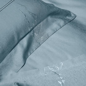 6F堂皇长绒棉四件套—沐霜华