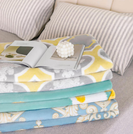 【外贸工厂直供】活性印染云貂绒毛毯 商品图7