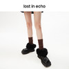 [捡漏价]虞书欣同款lost in echo毛绒厚底增高方头防寒保暖雪地靴短靴女 商品缩略图0