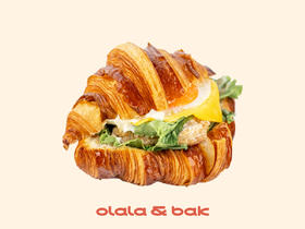 芝士猪扒可颂三明治