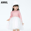 【实体店同款】女童针织连衣裙2023年冬季新款安奈儿童装XG343799 商品缩略图0