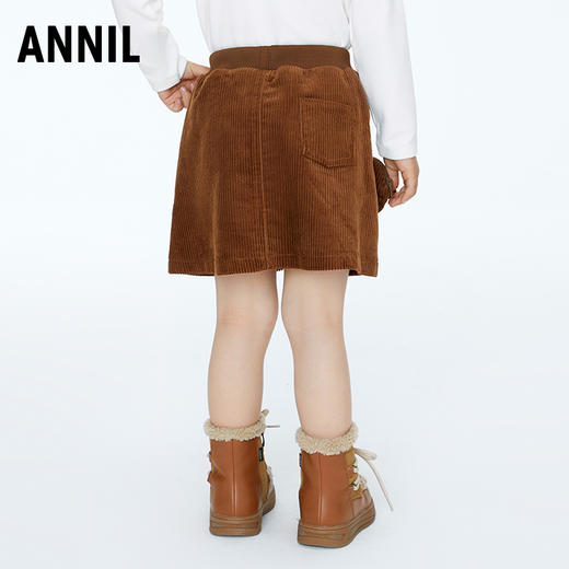 【实体店同款】女童半裙2023年冬季新款安奈儿童装XG343798 商品图3