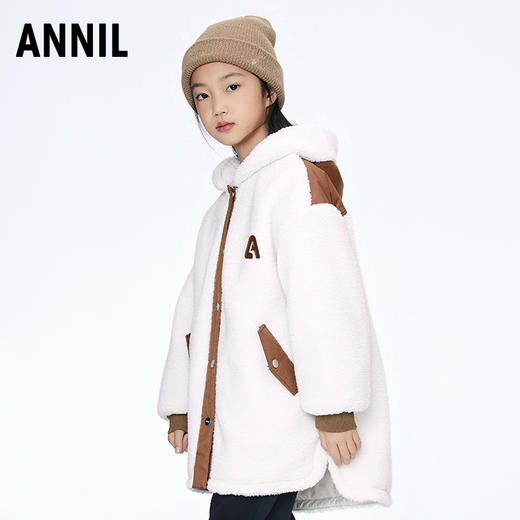 【实体店同款】女童棉服新款冬棉衣保暖外套安奈儿童装AG345607 商品图1