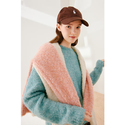 【严选】诗凡黎冬基础款圆领套头针织衫SEA131271 商品图0