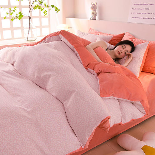 秋冬新款【提花竺小棉+宝宝绒四件套】 牛奶绒四件套床品 加厚保暖床单被套冬款 商品图9