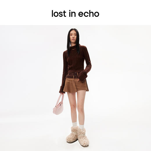 lost in echo秋冬保暖防寒加厚毛毛厚底增高圆头高帮雪地靴子短靴 商品图1