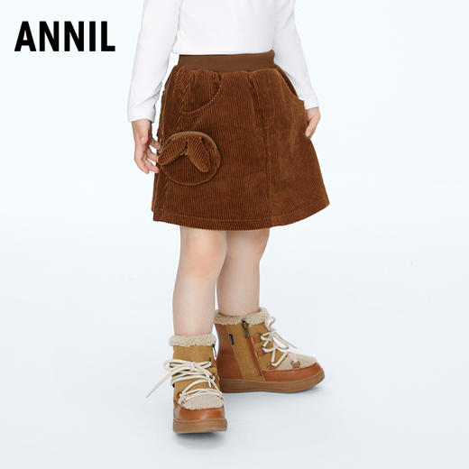 【实体店同款】女童半裙2023年冬季新款安奈儿童装XG343798 商品图1