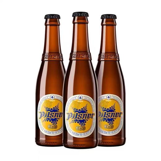 心选丨青岛啤酒皮尔森10.5度330ml*24 箱啤  商品图1