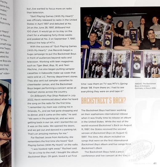【中商原版】后街男孩30周年纪念画册 Backstreet Boys 30th Anniversary Celebration 英文原版 BSB 美国乐队摄影集 粉丝回忆录 商品图5