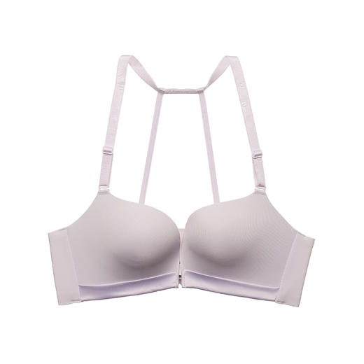 都市丽人无钢圈痕泳布A杯中厚B杯薄常规文胸内衣无钢圈前扣式LB32Z6 商品图1